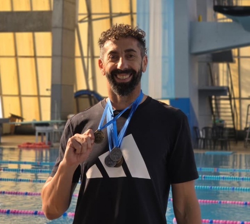 Gran cosecha de medallas de Alejandro Merlo en el Provincial